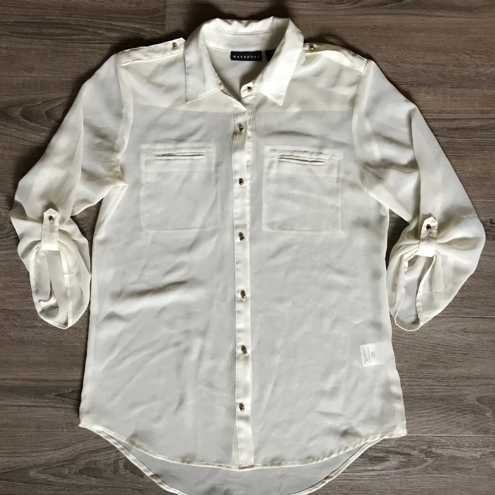 Metaphor Sheer Blouse